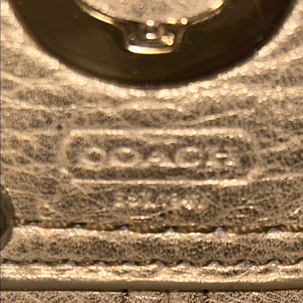 Coach Bridget 65th Anniversary Legacy Limited Ed. Bronze Clutch Shoulder Bag - Picture 14 of 16